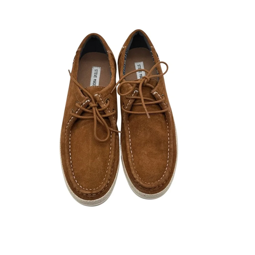 Steve Madden Slope Tan‎ Suede Espadrille Loafer Casual Shoes - Men's Size 9